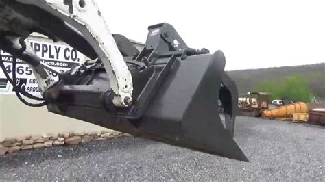 excavating attachment popping off of my skid steer|bobcat quick attach pops up.